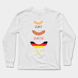 German Oktoberfest 2017 Wurst Shirt Long Sleeve T-Shirt